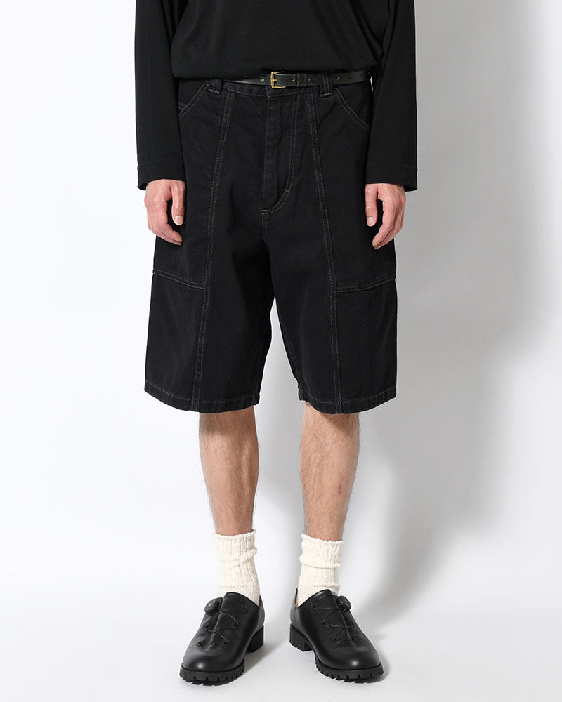 JIRO SHORTS -AGED BLACK-