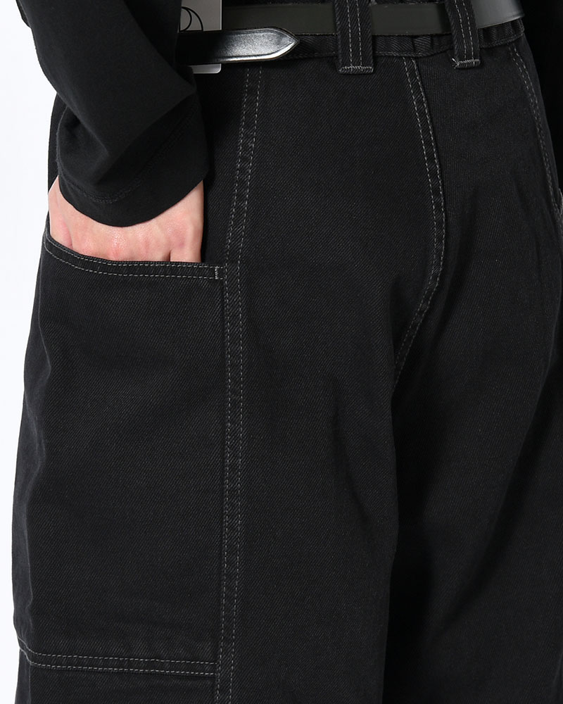 JIRO SHORTS -AGED BLACK-