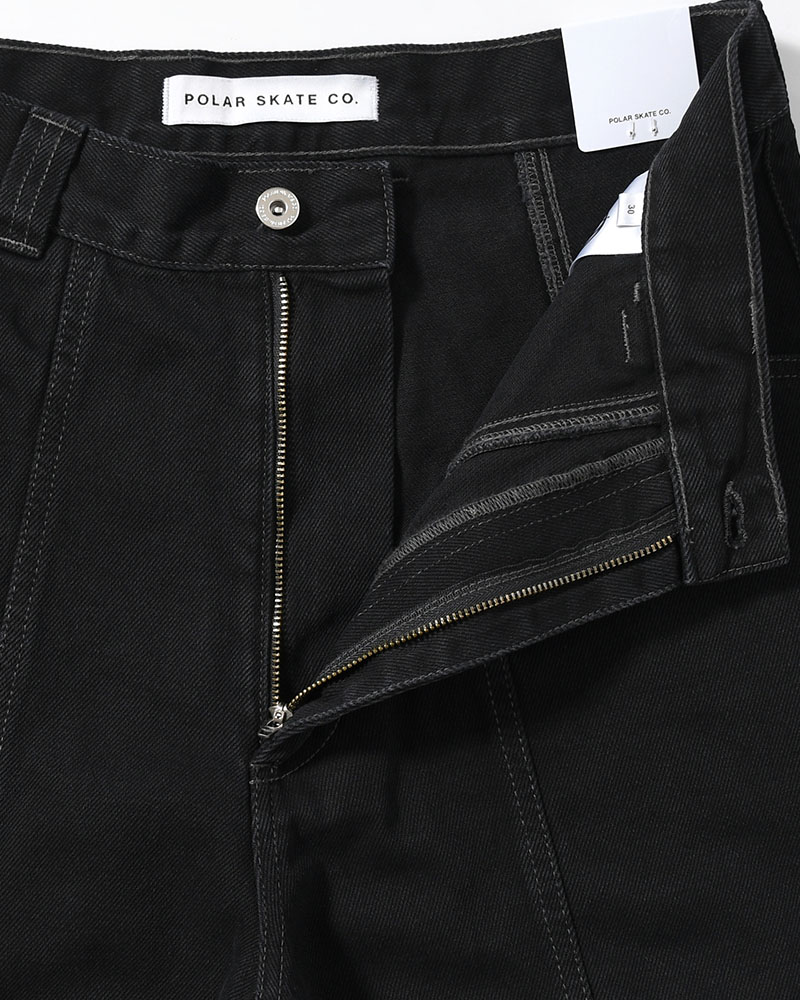 JIRO SHORTS -AGED BLACK-