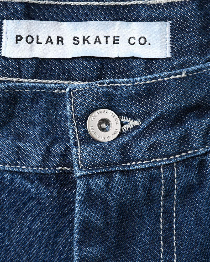 JIRO SHORTS -DARK BLUE(W/WHITE STITCHING)-