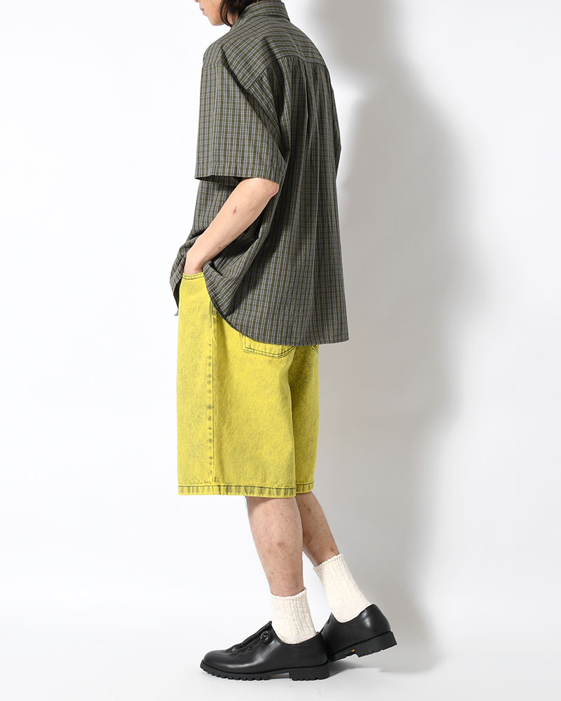 BIG BOY SHORTS ANGEL CHILD -LEMON/BLACK-