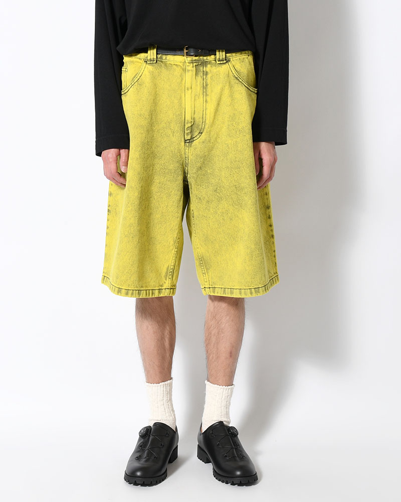BIG BOY SHORTS ANGEL CHILD -LEMON/BLACK-