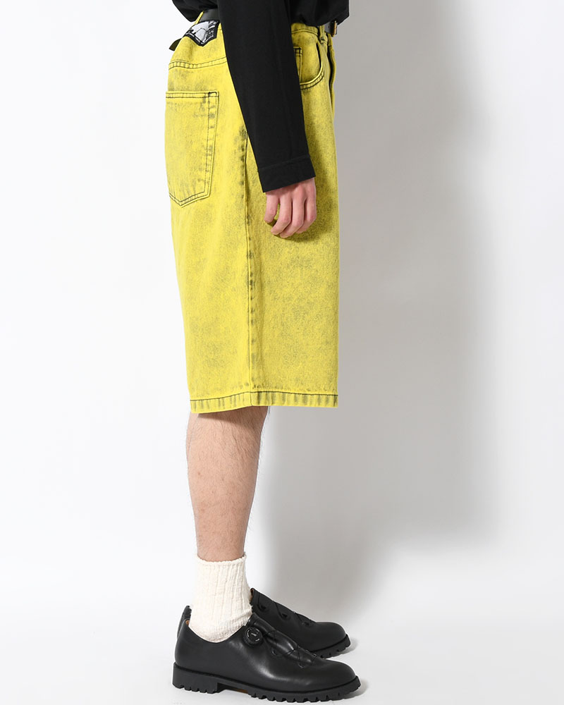BIG BOY SHORTS ANGEL CHILD -LEMON/BLACK-