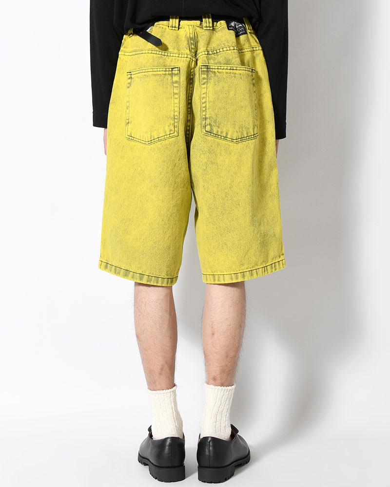 BIG BOY SHORTS ANGEL CHILD -LEMON/BLACK-