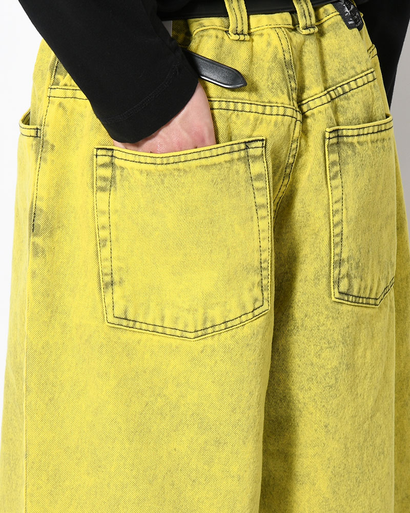 BIG BOY SHORTS ANGEL CHILD -LEMON/BLACK-