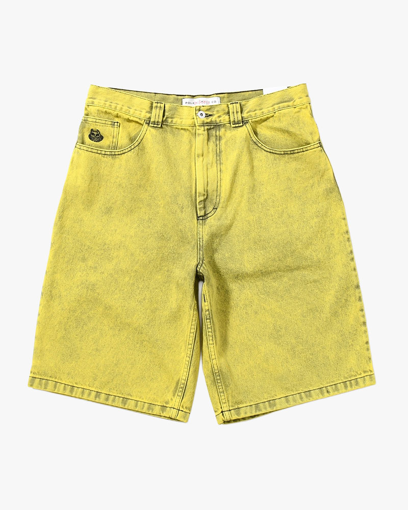 BIG BOY SHORTS ANGEL CHILD -LEMON/BLACK-
