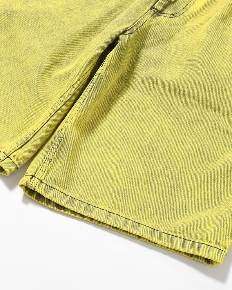 BIG BOY SHORTS ANGEL CHILD -LEMON/BLACK-