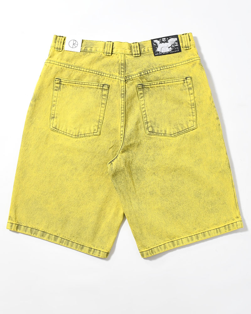 BIG BOY SHORTS ANGEL CHILD -LEMON/BLACK-