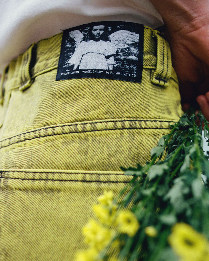 BIG BOY SHORTS ANGEL CHILD -LEMON/BLACK-