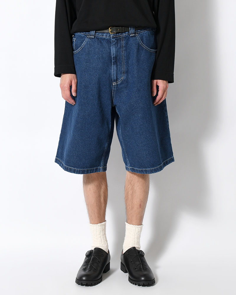 BIG BOY SHORTS -DARK BLUE(W/WHITE STITCHING)-