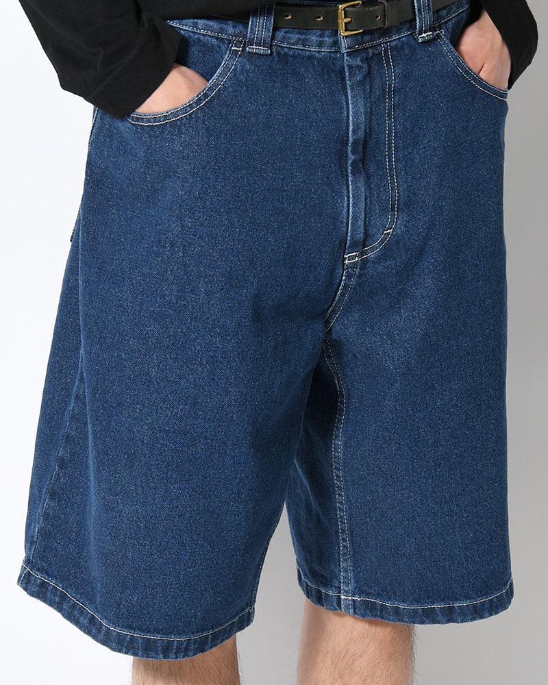 BIG BOY SHORTS -DARK BLUE(W/WHITE STITCHING)-