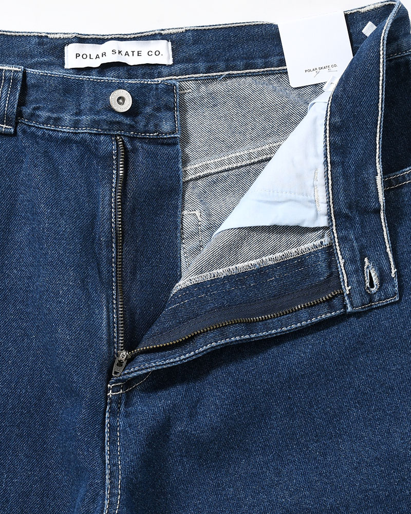 BIG BOY SHORTS -DARK BLUE(W/WHITE STITCHING)-