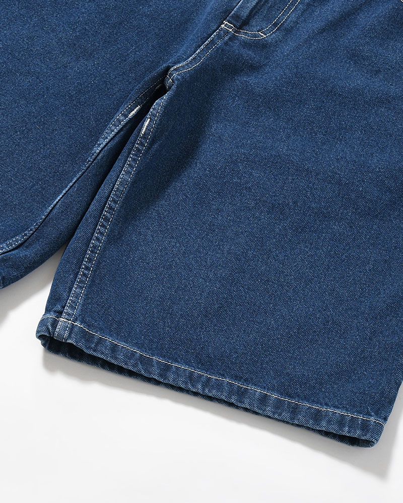 BIG BOY SHORTS -DARK BLUE(W/WHITE STITCHING)-