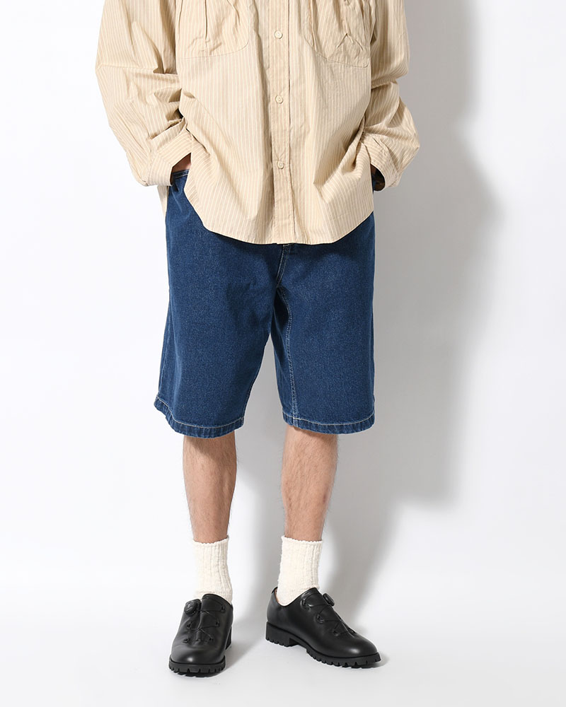 BIG BOY SHORTS -DARK BLUE(W/WHITE STITCHING)-