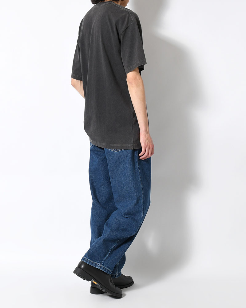 BIG BOY PANTS -DARK BLUE(W/WHITE STITCHING)-