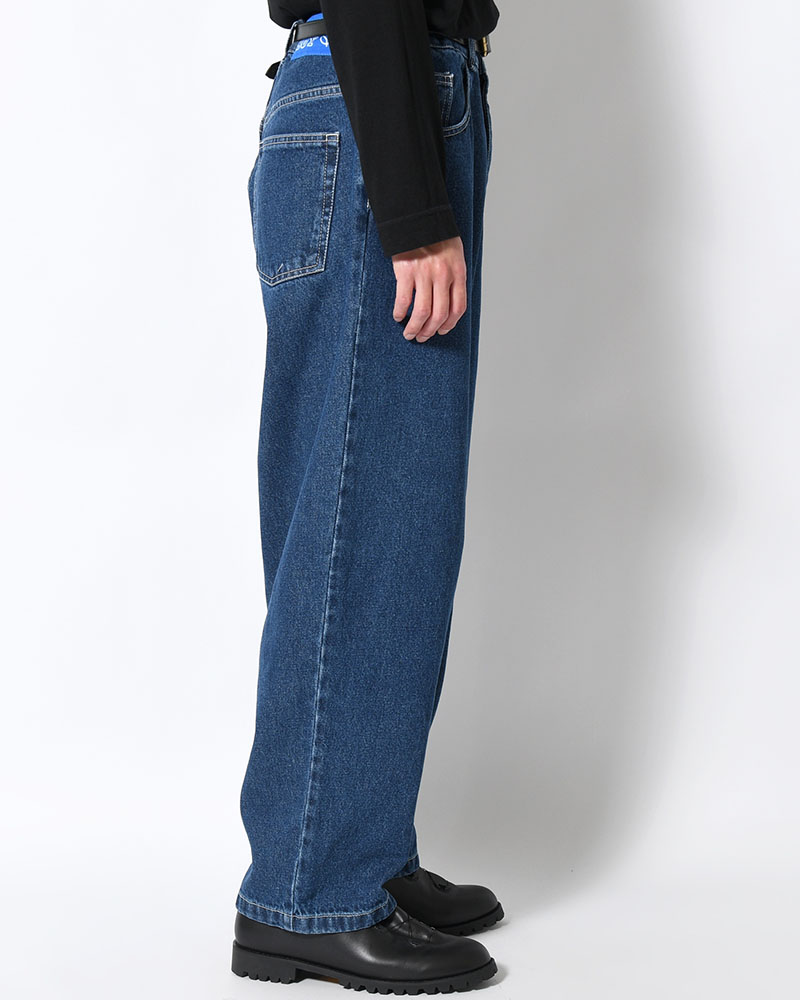BIG BOY PANTS -DARK BLUE(W/WHITE STITCHING)-