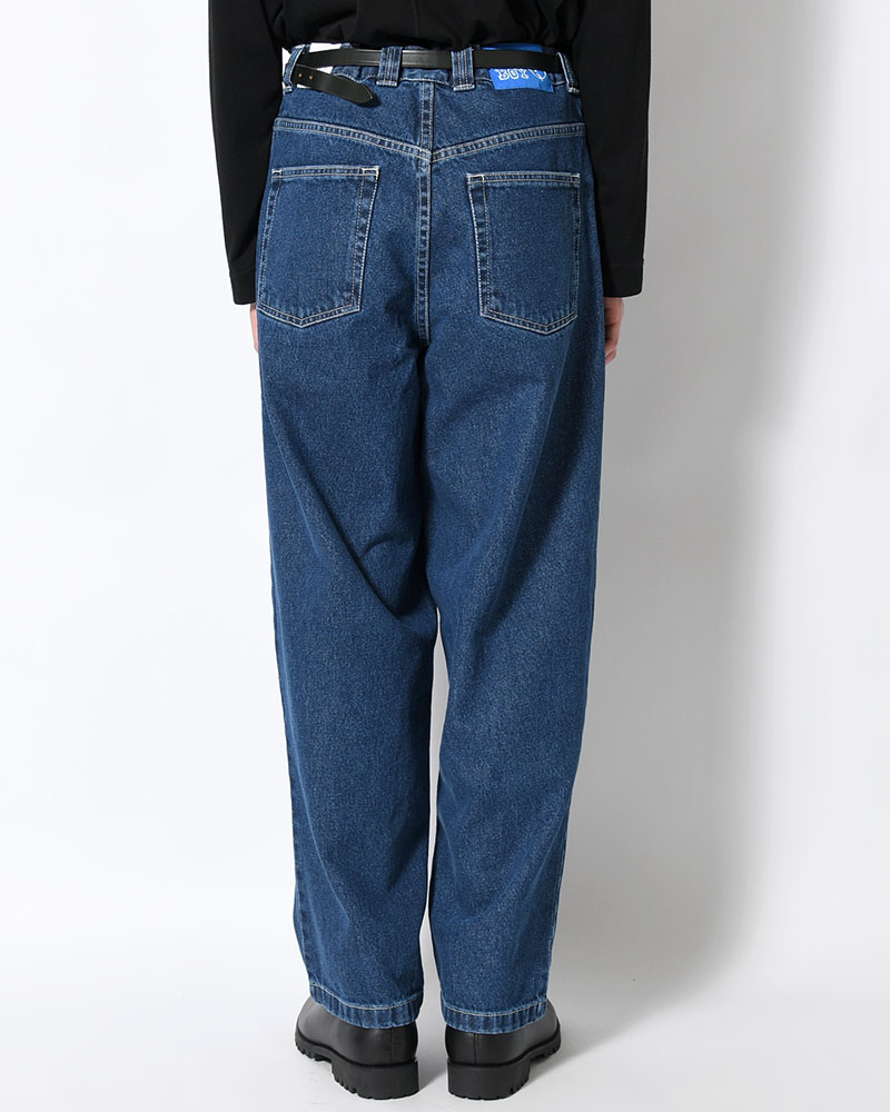 BIG BOY PANTS -DARK BLUE(W/WHITE STITCHING)-