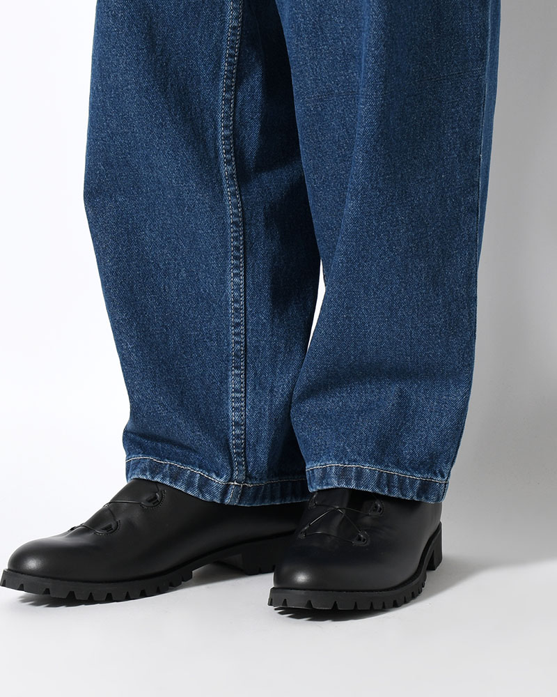 BIG BOY PANTS -DARK BLUE(W/WHITE STITCHING)-