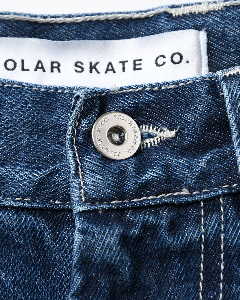 BIG BOY PANTS -DARK BLUE(W/WHITE STITCHING)-