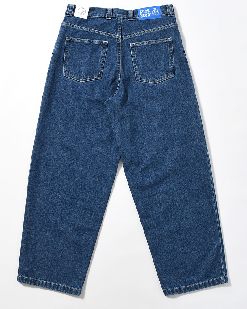 BIG BOY PANTS -DARK BLUE(W/WHITE STITCHING)-