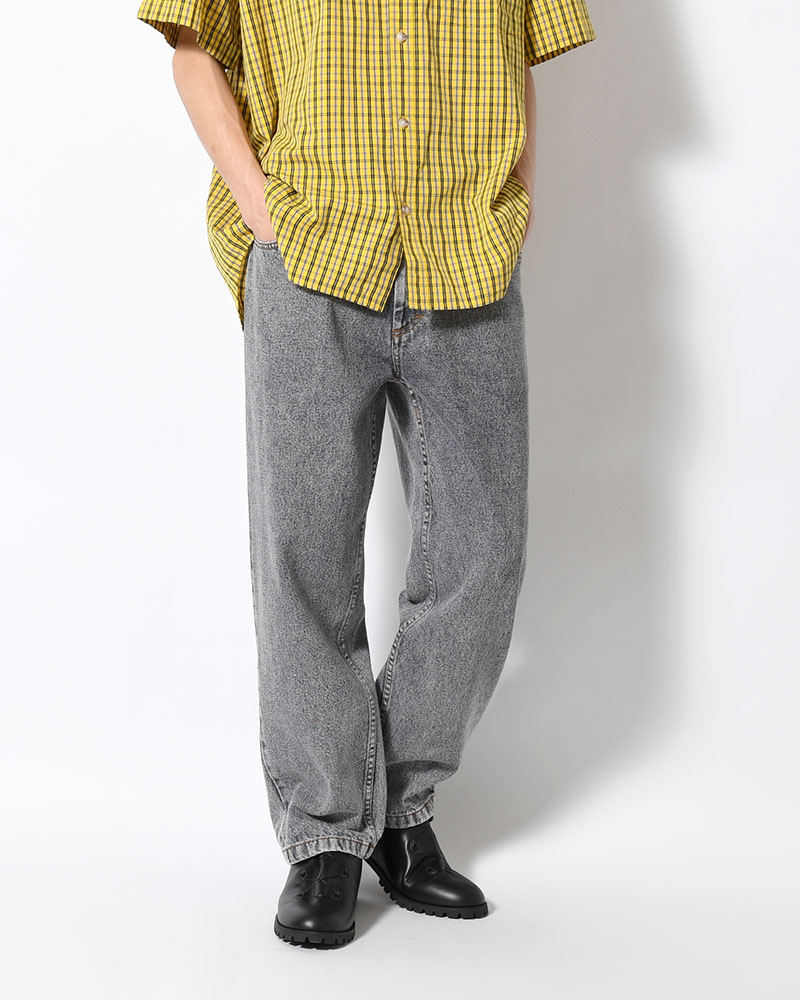 93 PANTS -WASHED GRAPHITE-