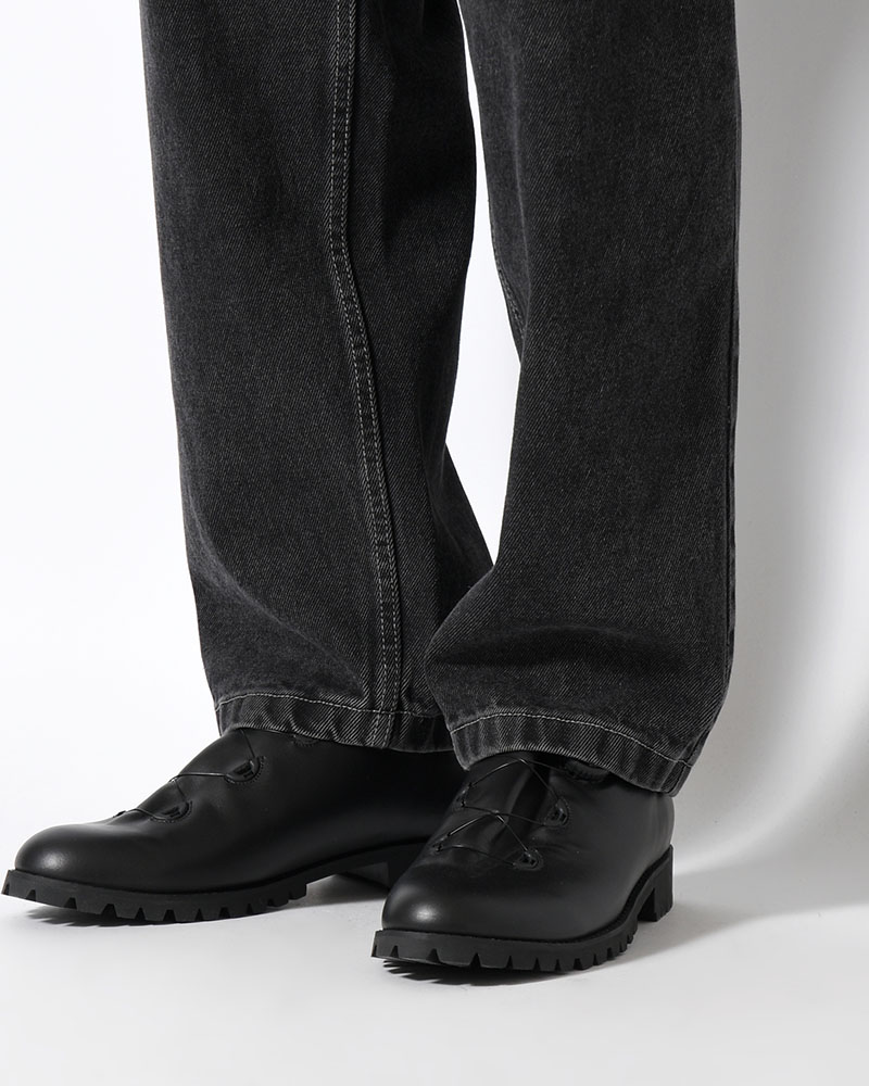 93 PANTS -SILVER BLACK-
