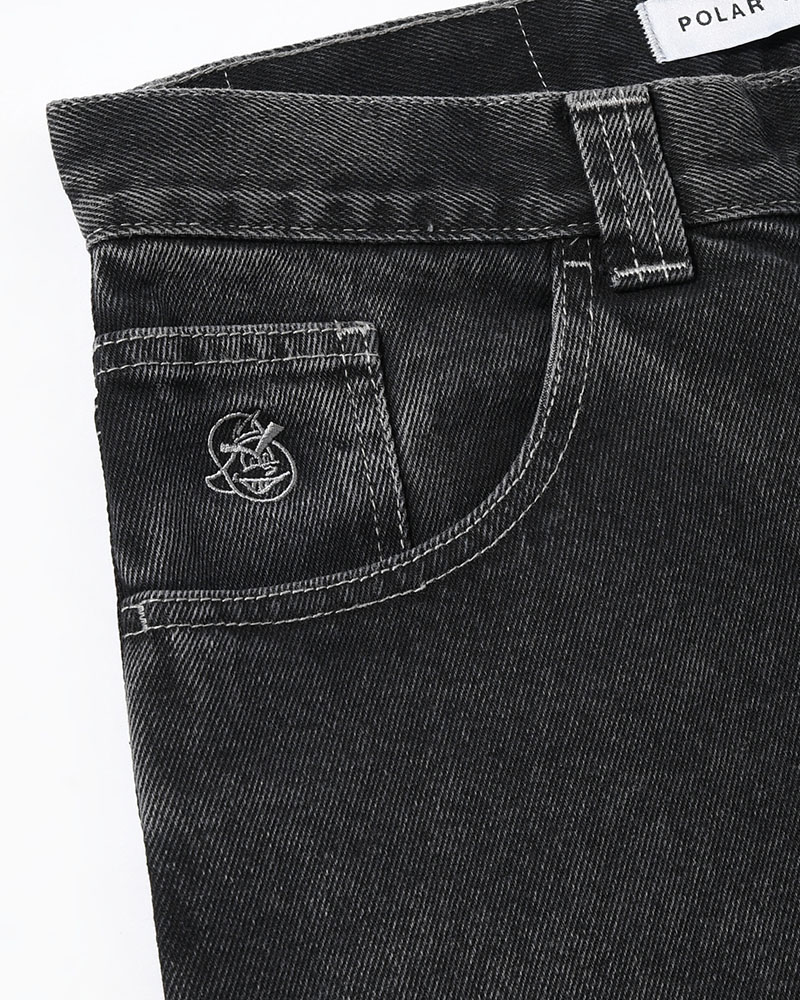 93 PANTS -SILVER BLACK-