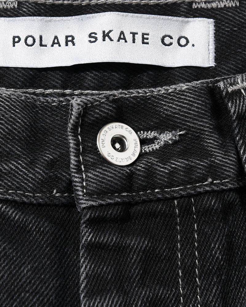 93 PANTS -SILVER BLACK-