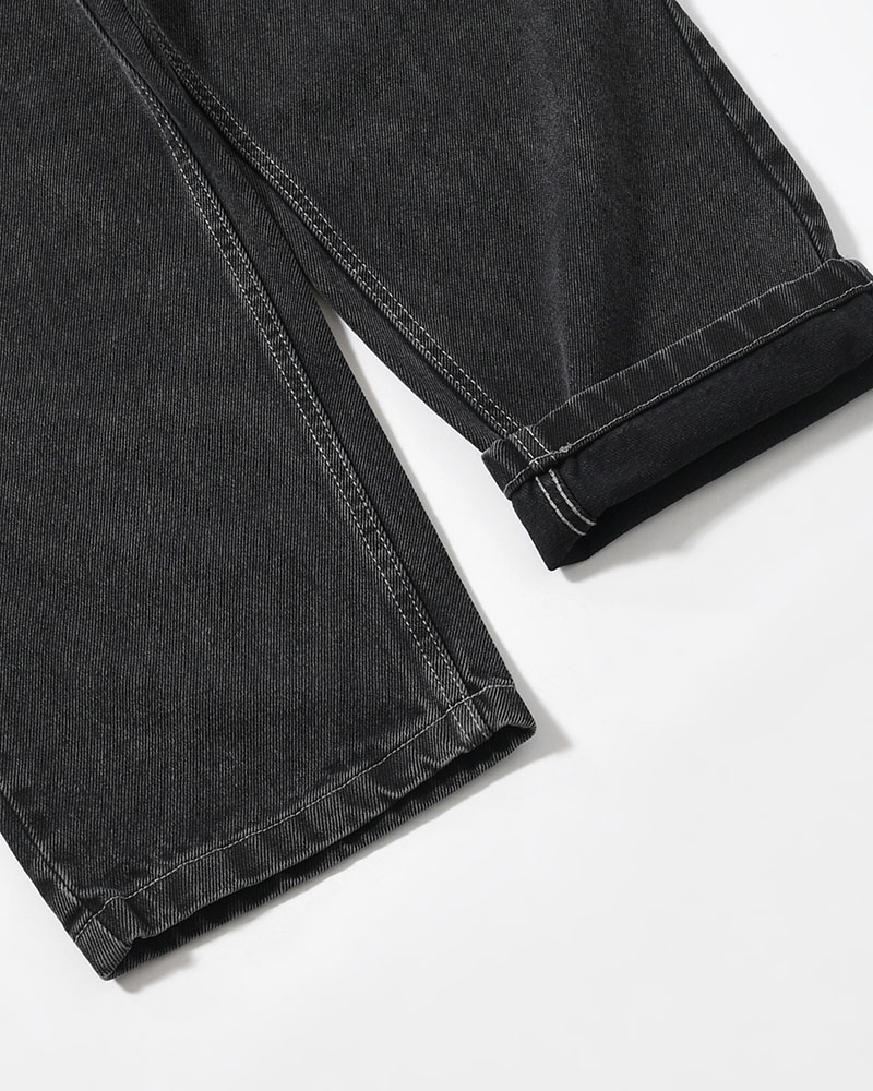 93 PANTS -SILVER BLACK-
