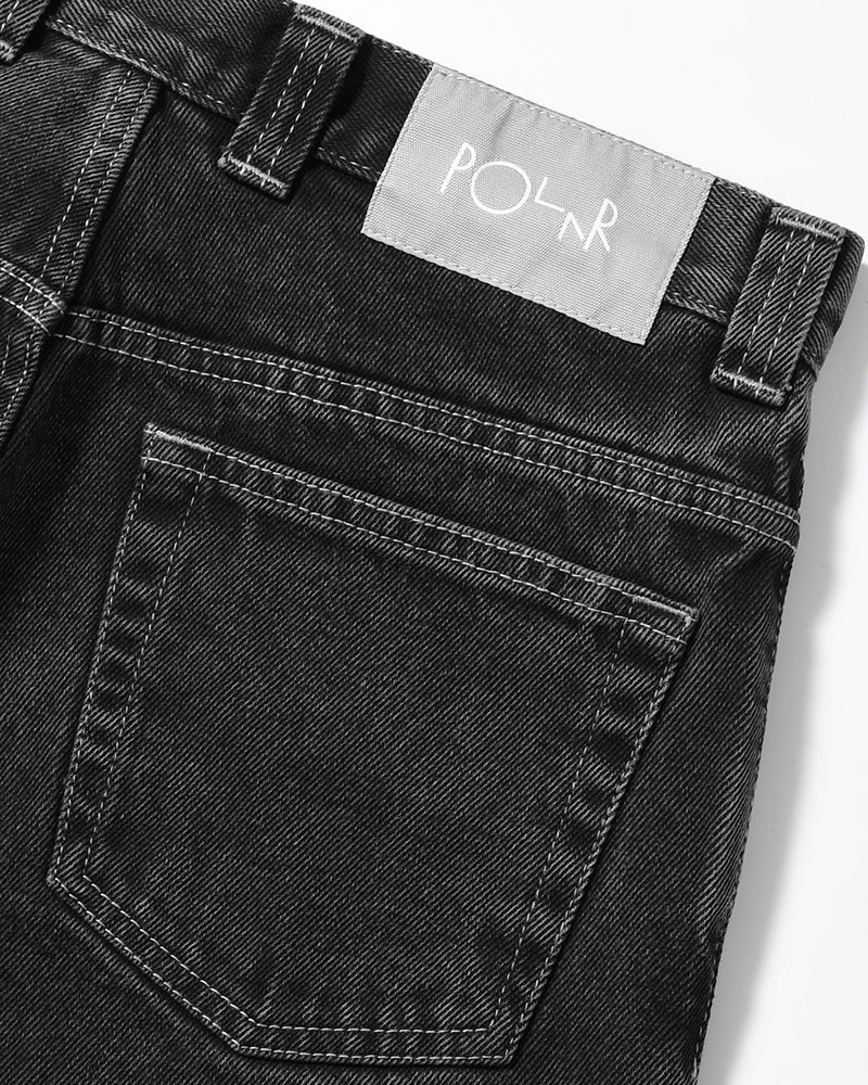 93 PANTS -SILVER BLACK-