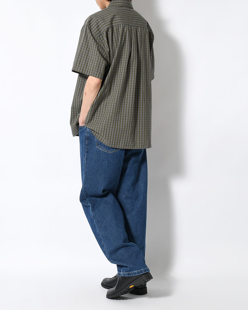 93 PANTS -DARK BLUE(W/WHITE STITCHING)-
