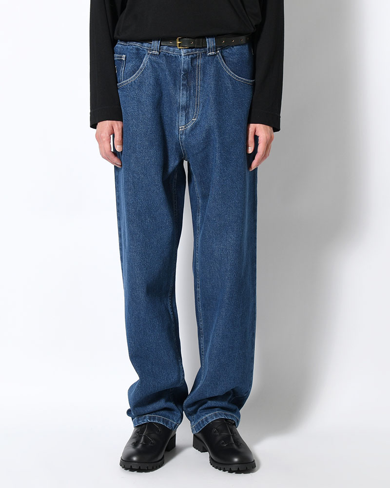 93 PANTS -DARK BLUE(W/WHITE STITCHING)-