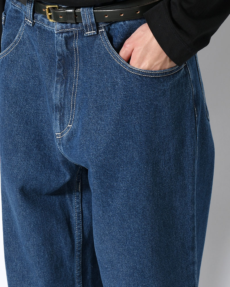 93 PANTS -DARK BLUE(W/WHITE STITCHING)-