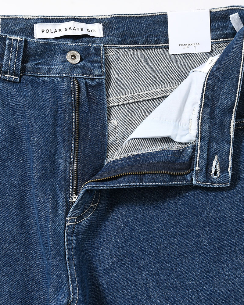 93 PANTS -DARK BLUE(W/WHITE STITCHING)-