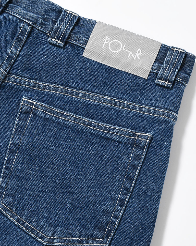 93 PANTS -DARK BLUE(W/WHITE STITCHING)-