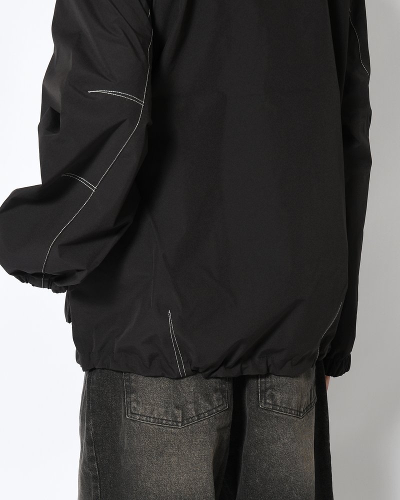 CARGO SHELL JACKET -BLACK/SILVER-