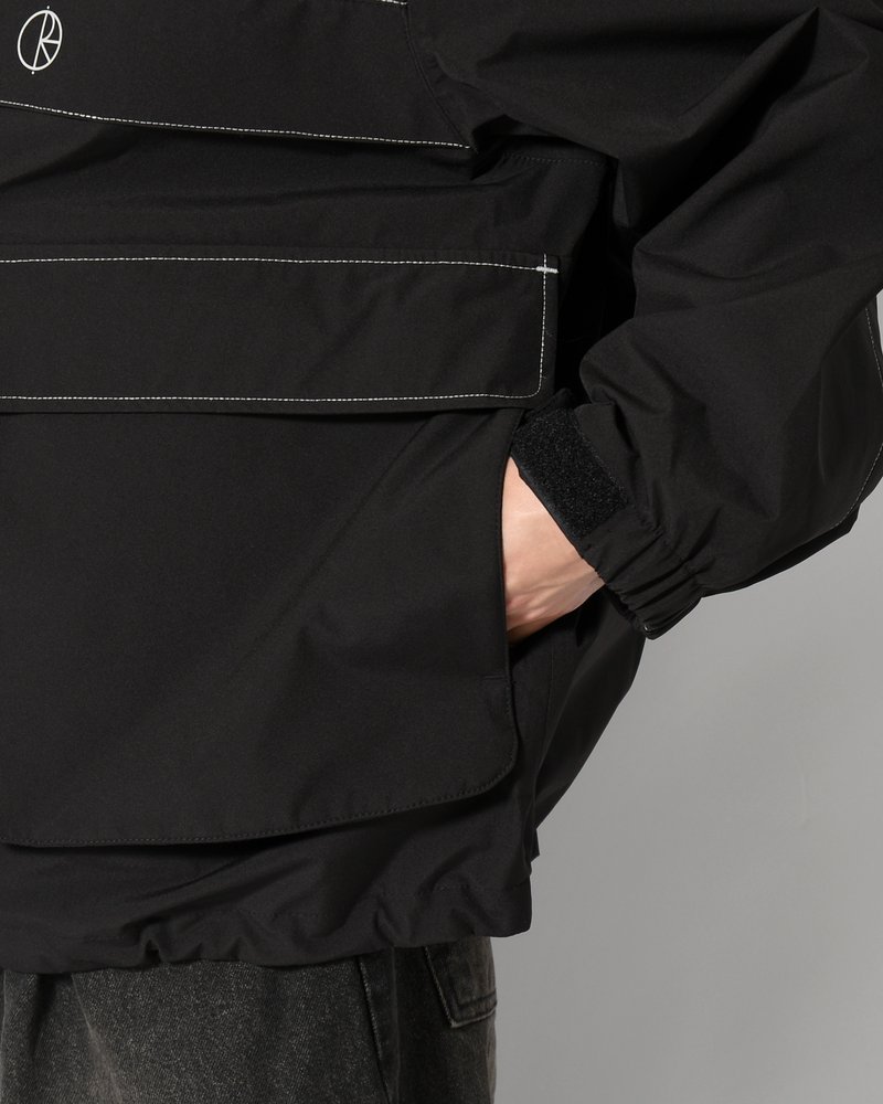 CARGO SHELL JACKET -BLACK/SILVER-