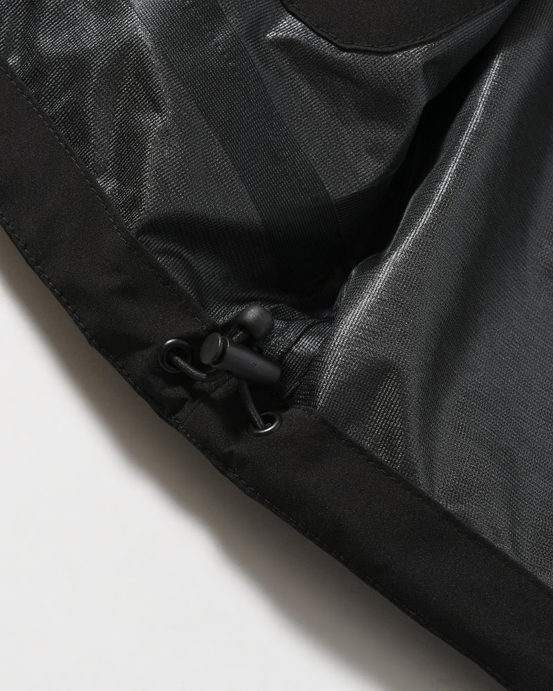 CARGO SHELL JACKET -BLACK/SILVER-