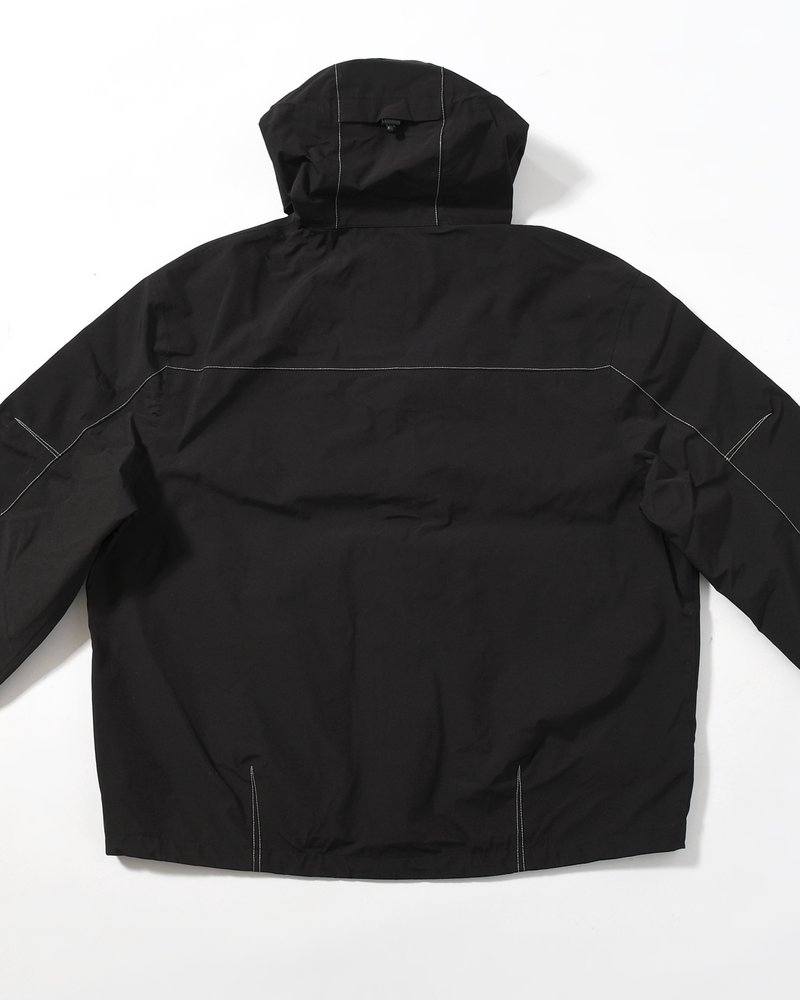 CARGO SHELL JACKET -BLACK/SILVER-
