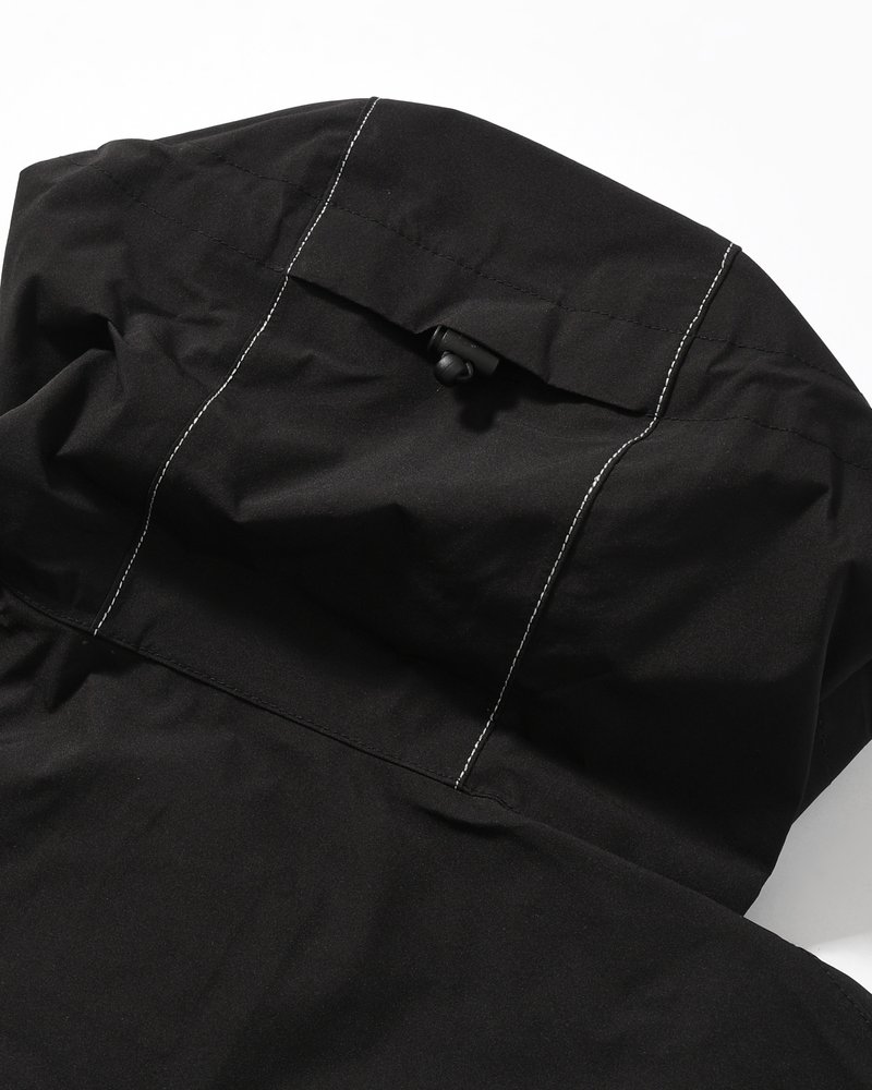 CARGO SHELL JACKET -BLACK/SILVER-