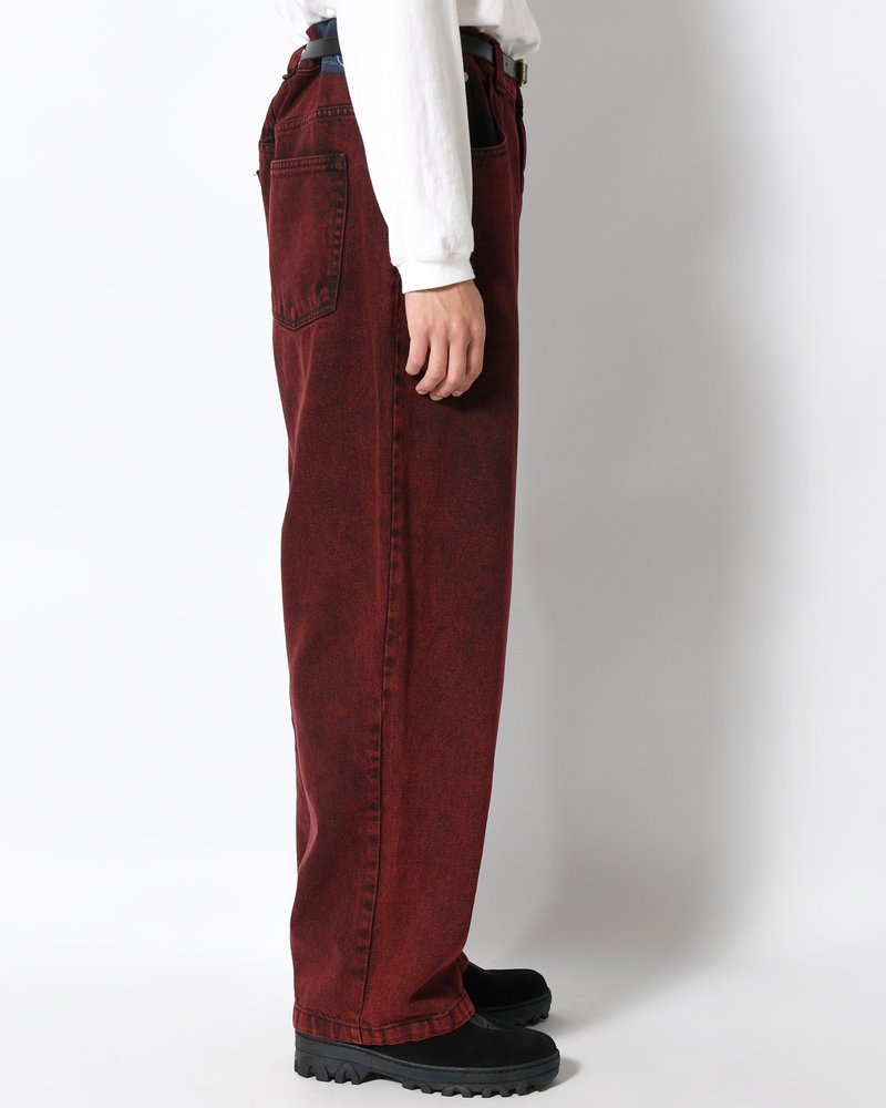 BIG BOY PANTS -RED BLACK(BLK2)-