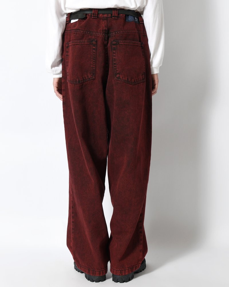 BIG BOY PANTS -RED BLACK(BLK2)-