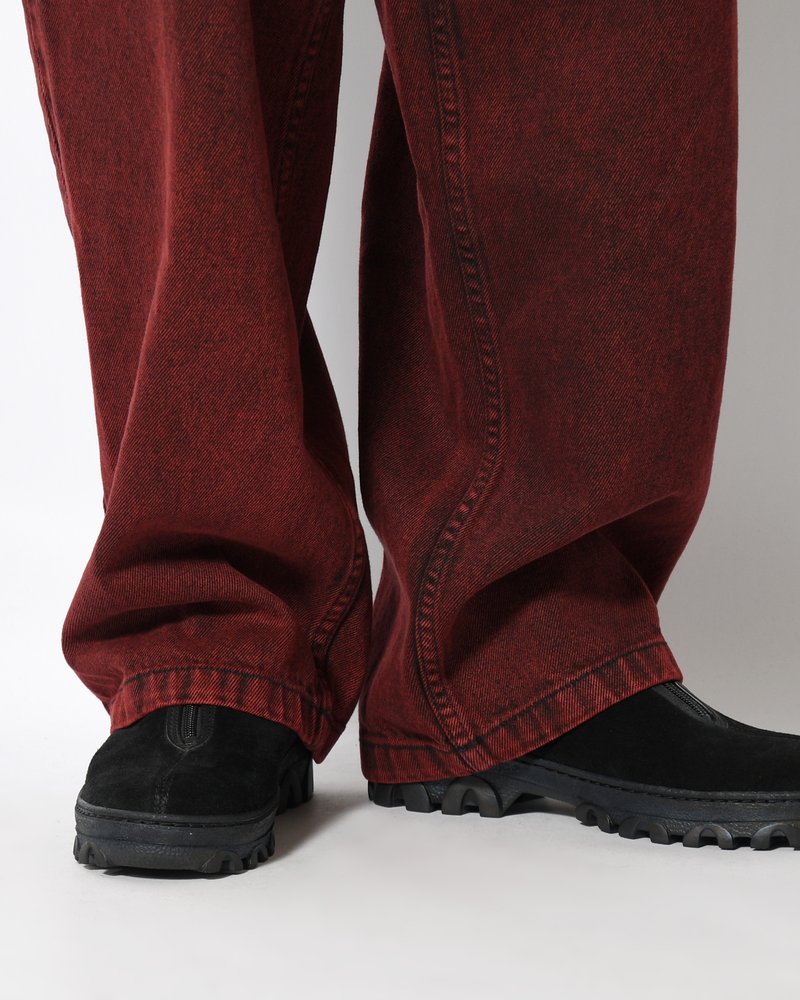 BIG BOY PANTS -RED BLACK(BLK2)-
