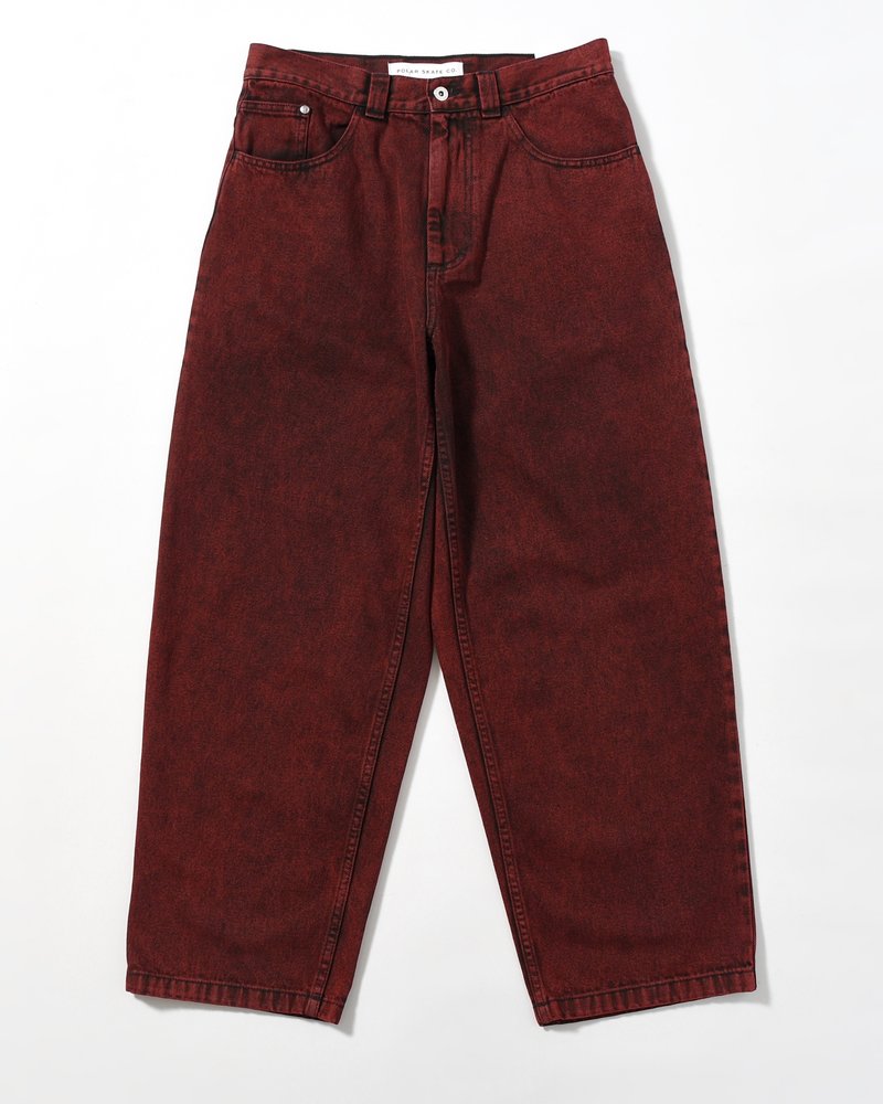 BIG BOY PANTS -RED BLACK(BLK2)-
