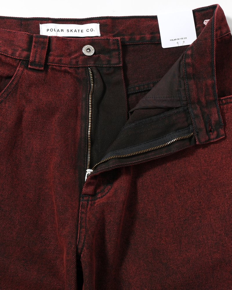BIG BOY PANTS -RED BLACK(BLK2)-