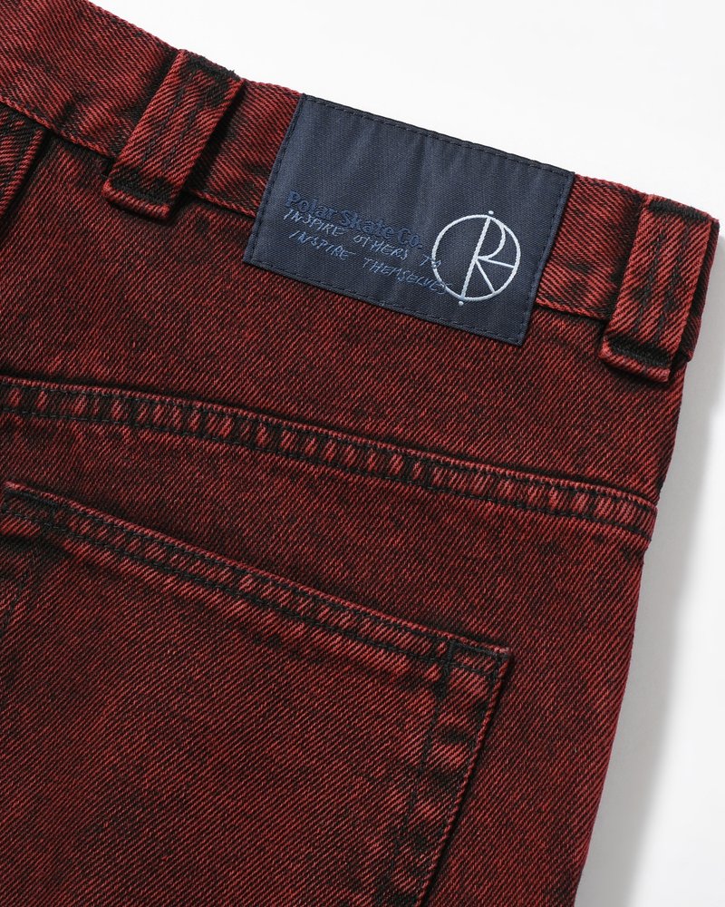 BIG BOY PANTS -RED BLACK(BLK2)-