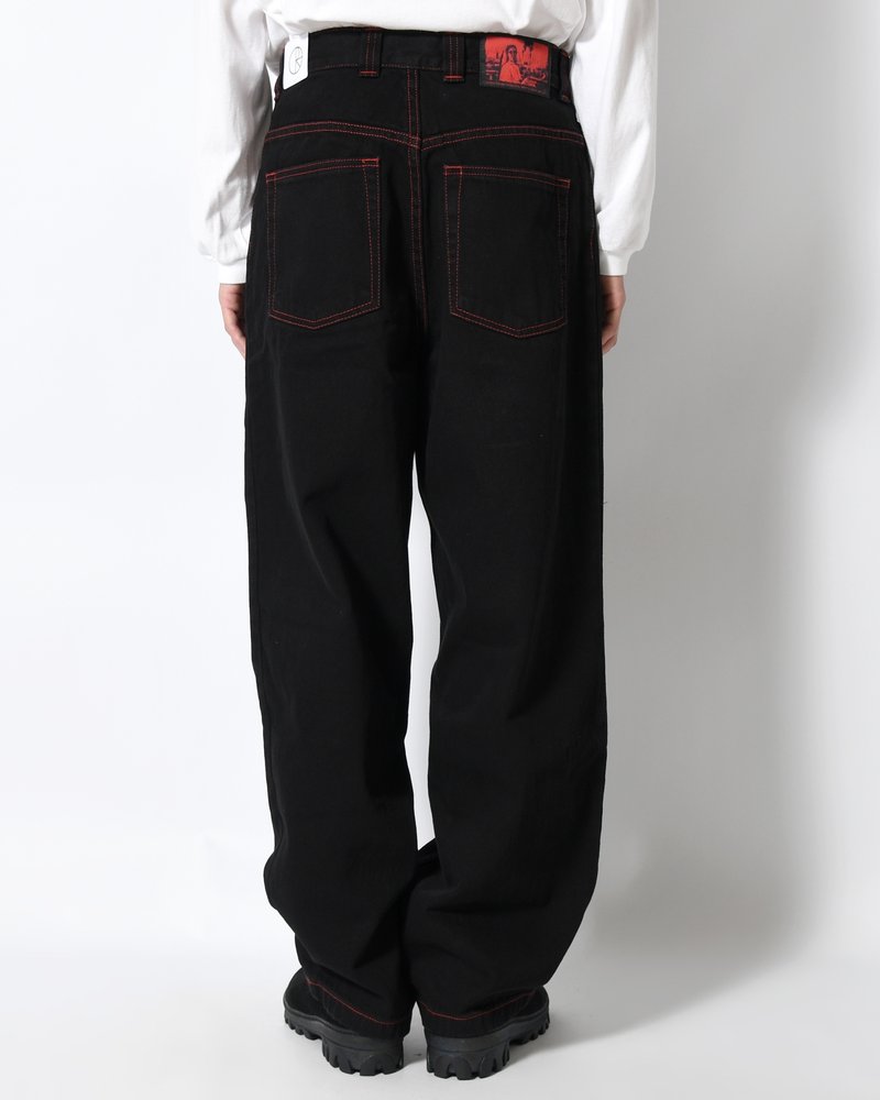 BIG BOY PANTS / APOCALYPSE NUN -BLACK/RED-