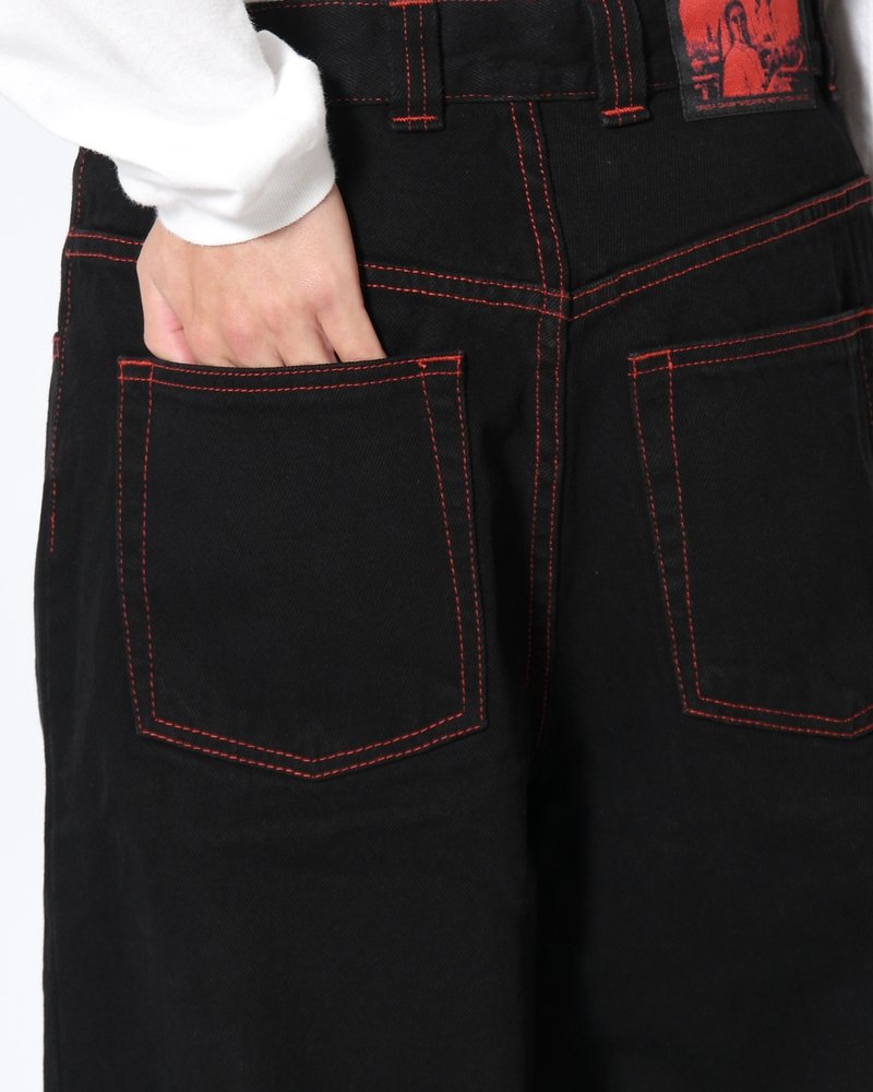 BIG BOY PANTS / APOCALYPSE NUN -BLACK/RED-