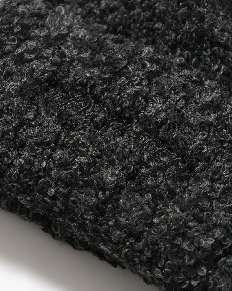 FLUFF BEANIE -BLACK-