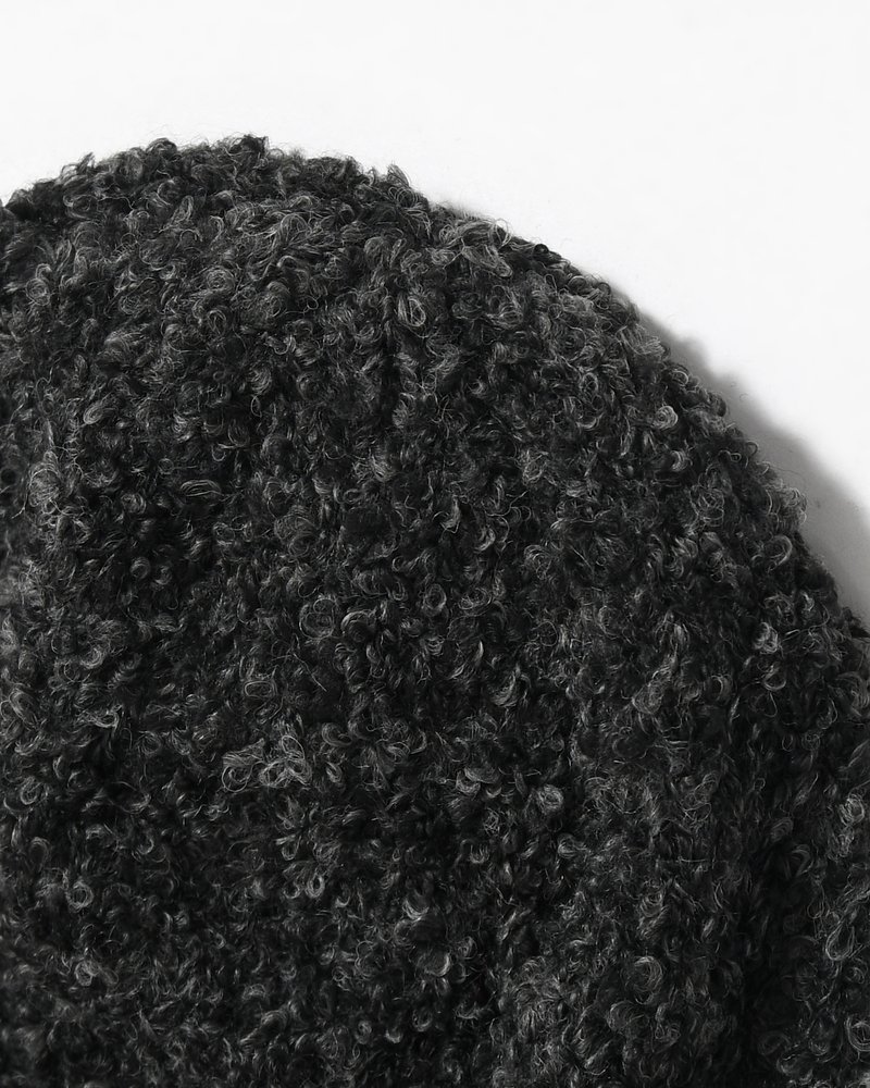 FLUFF BEANIE -BLACK-